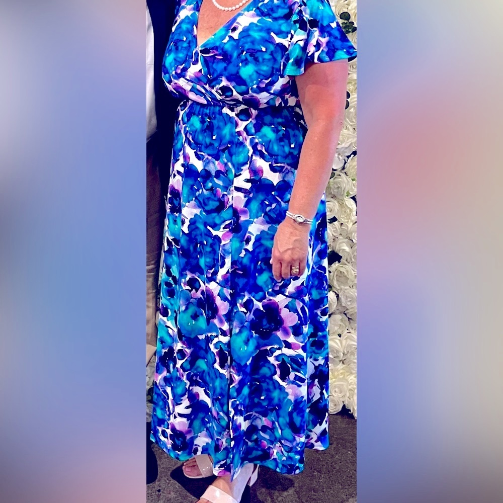 Nina Leonard Maxi Dress